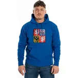 FAN LOGO NATHAN STÁTNÍ ZNAK NÁŠIVKA mikina modrá royal M