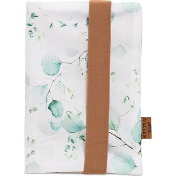 Obal na doklad Obal na očkovací průkaz / eukalyptus