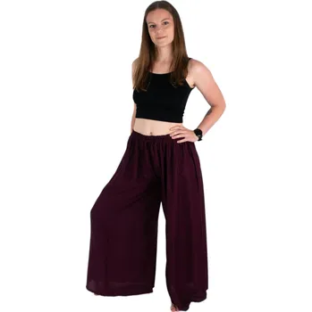 Dámské kalhoty Široké kalhoty / Kalhotová sukně Isabella Purple, fialová Sittar.cz UNI - POSLEDNÍ KUS