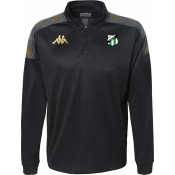 Pánská mikina Kappa GASSOLO mikina SK Újezd Sr černá/šedá 4XL