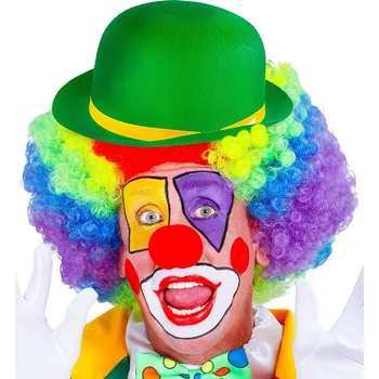 Zelený klobouk šašek (klaun)