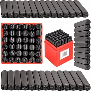 Raznice Raznice s písmeny a čísly - 36 ks - výška písma 8mm