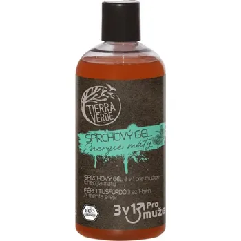 Sprchový gel Sprchový gel 3 v 1 pro muže Energie máty Tierra verde 500 ml