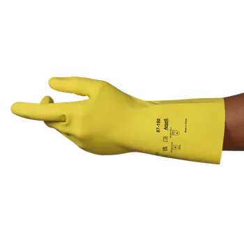 Pracovní oblečení Ansell Rukavice ECONOHANDS PLUS 87-190 máčené v latexu vel.7