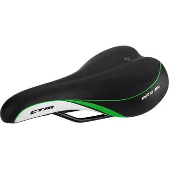 Sedlo na kolo Sedlo CTM Elite čierna/zelená
