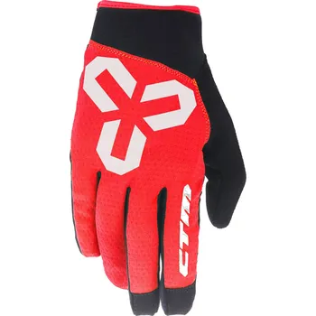 Cyklistické rukavice Rukavice CTM VICE, celoprstové, červené, XL
