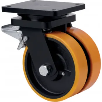 Pojezdové kolečko HLG-HU 2-3810 Těžkotonážní kolečko - otočné s brzdou