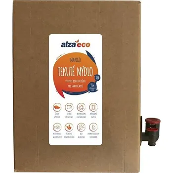 Péče o ruce AlzaEco Tekuté mýdlo Mango 3 l