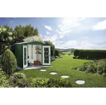 Plechový zahradní domek Biohort Europa 7 vel. 296 x 296 cm zelený