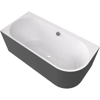 Vana ASTRA L MONOLITH asymetrická vana 160x75x60cm,&nbsp;bílá/carina