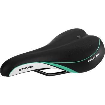 Sedlo na kolo Sedlo CTM Elite čierna/tyrkysová