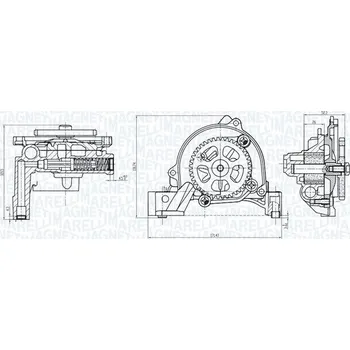 Olejové čerpadlo Olejové čerpadlo MAGNETI MARELLI 351516000026