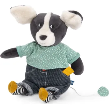 plyšák MOULIN ROTY Hrací pejsek Puce & Pilou