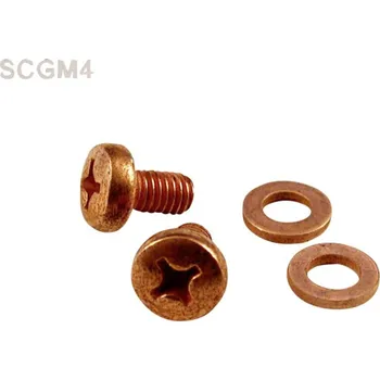 Rozvaděč Hammond Electronics SCGM6 (d x š x v) 12 x 6 x 6 mm, měď, přírodní, 4 ks