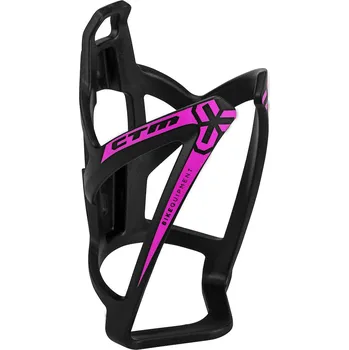 Košík na láhev Držiak na fľašky CTM X-WING, plastový, čierna/ružová