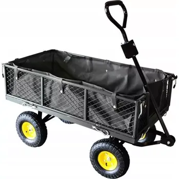 Zahradní vozík 2energy Zahradní přepravní vozík, černý, 120 l, Gardenline | WOZ6858