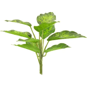 umělá květina umělé keře, Difenbachie tropické keře zelené / krémové V25 cm