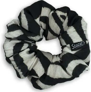 Scrunchie béžová zebra