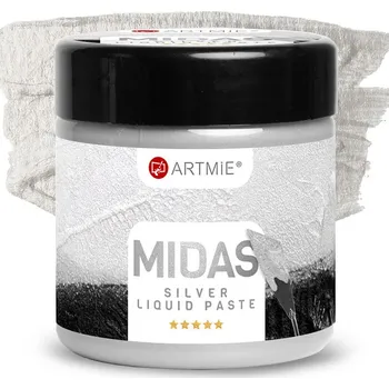 Umění Tekutá metalická pasta ARTMIE MIDAS stříbrná