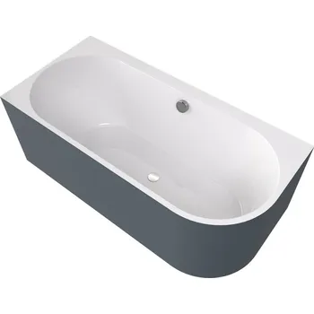 Vana ASTRA L MONOLITH asymetrická vana 160x75x60cm,&nbsp;bílá/siena