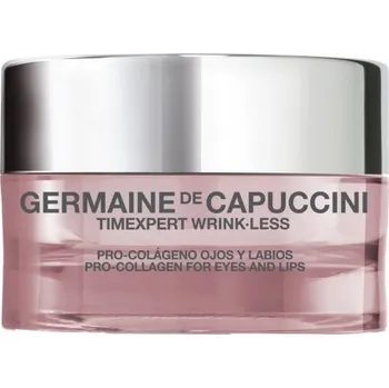 Péče o oční okolí Germaine de Capuccini Timexpert Wrink Less Pro-Collagen Eye &amp; Lip Cream - Kolagenový krém proti vráskám na rty a oči 15 ml