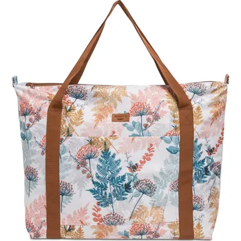 Přebalovací taška Velká taška pro maminky / barevné kapradí