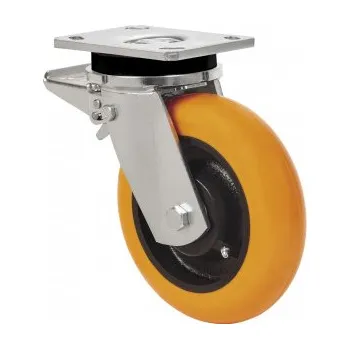 Pojezdové kolečko SLR-HUAB 2-3728 Průmyslové kolečko - otočné s brzdou