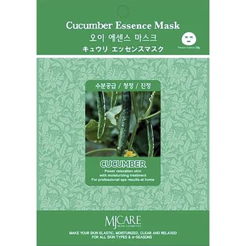 Pleťová maska MJ CARE Cucumber Essence Mask - Esenční kolagenová maska s okurkou | 23g Množství: 10 kusů