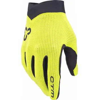 Cyklistické rukavice Rukavice CTM Ezen dlhe, S, limetkové
