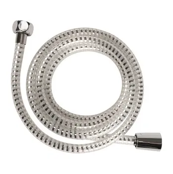 Sprchová hadice DOCHTMANN Sprchová hadice 150cm, chromovaná, průhledná, PVC