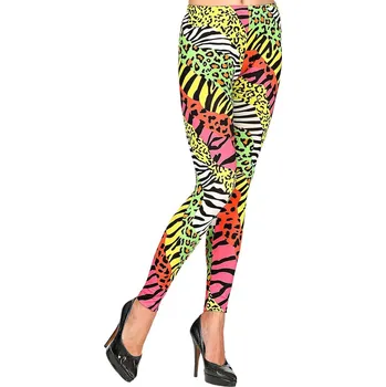 Dámské barevné legíny z 80. let - S/M