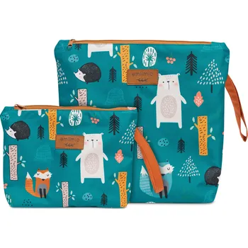 Kosmetická taška Taštička na potřeby pro miminko / medvědi Velikost taštičky: Velká taštička s kapsou uvnitř (27x25 cm)