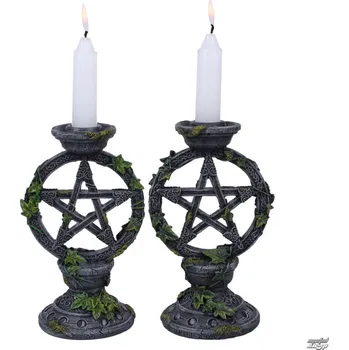 Svícen svícen (sada) Wiccan Pentagram