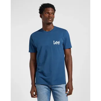 Pánské tričko Pánské triko Lee Medium Wobbly Lee Tee 112364538 Orion Blue Velikost: M