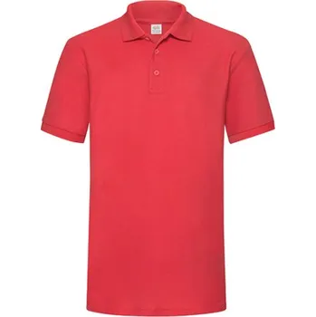 Pánské tričko Fruit of the Loom Pánská polokošile 63-204-0 Red L