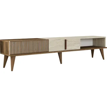 Televizní stolek Televizní stolek Milan Travertine, světle hnědá
