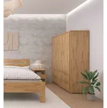 HP-Nábytek Skříň Alfa Grand 3D BUK