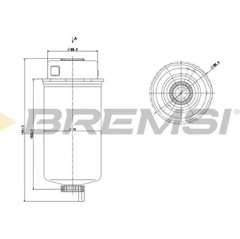 Palivový filtr Palivový filtr BREMSI FE0778