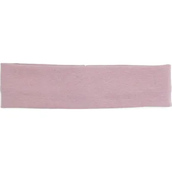 Čelenka Dětská hladká čelenka z úpletu růžová 7m-5r