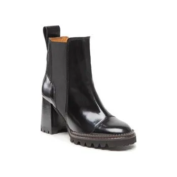 Dámské kozačky Polokozačky See By Chloé SB33081A Černá 40