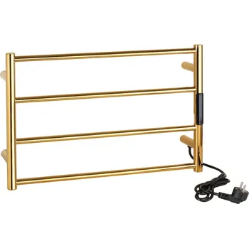 Radiátor Bemeta Elektrický sušák ručníků 560x90x370mm, 63W, nerez, lesk, zlatá 704153081