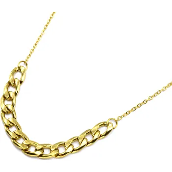 Náhrdelník Ocelový zlacený řetízkový náhrdelník Chavier