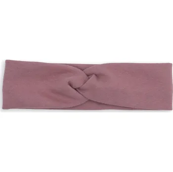 Čelenka Překřížená čelenka z úpletu tmavě růžová