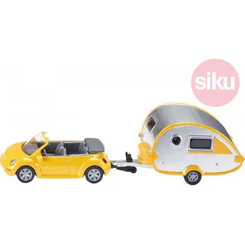 Dětské zboží SIKU Auto Kabriolet VW New Beetle s karavanem | 31