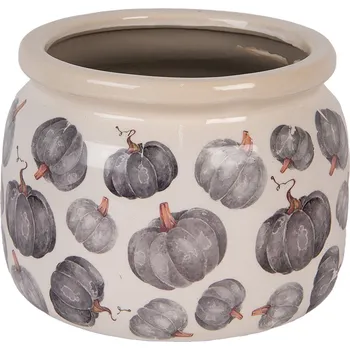 Květináč Clayre & Eef - Keramický květináč COUNTRY STYLE PUMPKIN 6CECSP0001L
