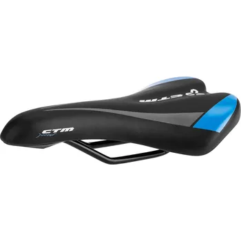 Sedlo na kolo Sedlo CTM detské Berry, čierne, modré boky