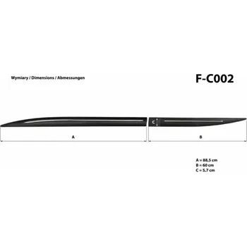 Lišta karosérie Boční lišty na dveře Suzuki S4 S-Cross 2022- C2 | Rider