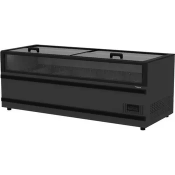 Panoramatický prosklený mrazák SMR 2500 CLS AD l - Černý interiér