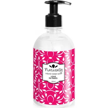 Mýdlo Naturally Přírodní tekuté mýdlo na ruce láska v paříži 500 ml