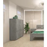 HP-Nábytek Skříň Beta 2D Praktik BUK ROZMĚR: (š/v/h) 95 x 135 x 55 cm celošatní